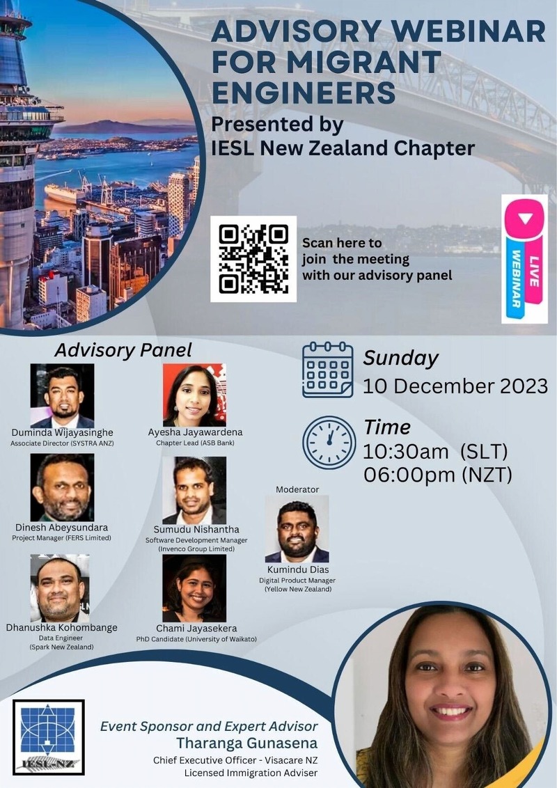 Advisory Webinar for Migrant Engineers