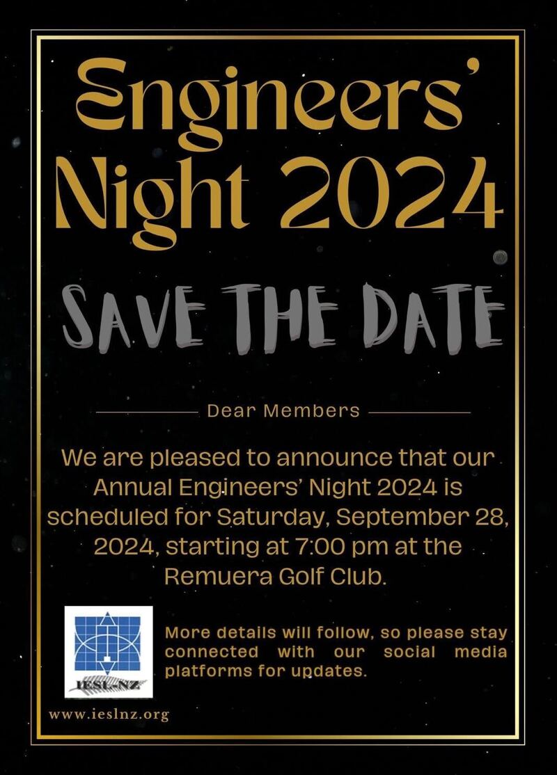 Save the Date - Engineers' Night 2024
